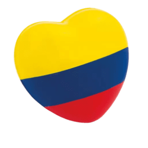 Corazón Antiestrés Tricolor